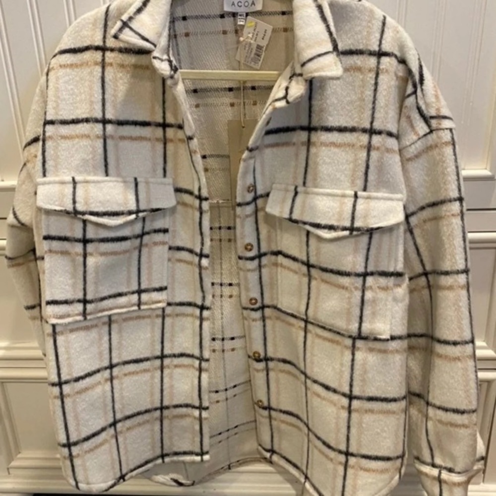 Plaid Shirt Jacket